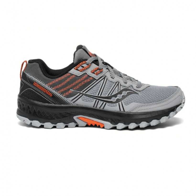Saucony Excursion TR14 Running Shoes Gray Black Orange AW20