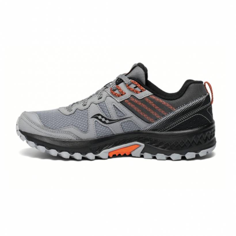 Chaussures Running Saucony Excursion TR14 Gris Noir Orange AW20