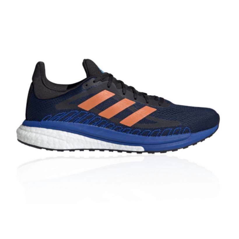 Buty Adidas Solar Glide ST 3 Niebieskie Pomarańczowe AW20