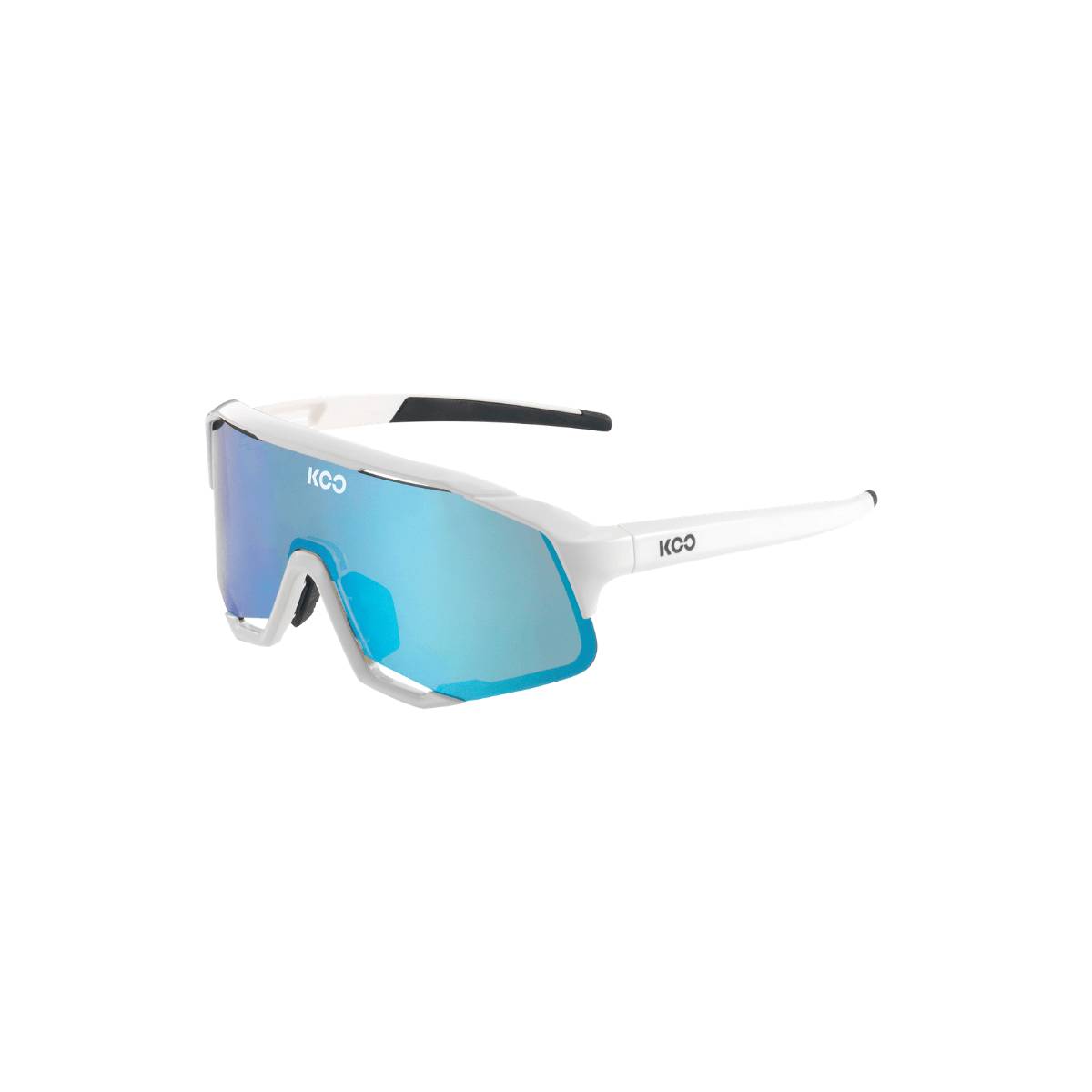 Mountain Bike günstig Kaufen-KOO Demos Weiße Brille Türkisblaues Objektiv. KOO Demos Weiße Brille Türkisblaues Objektiv <![CDATA[KOODemos White Glasses Türkisblaues Objektiv
 Die neue Leistungsbrille. Speziell für Straßen- und Mountainbiker, Abente