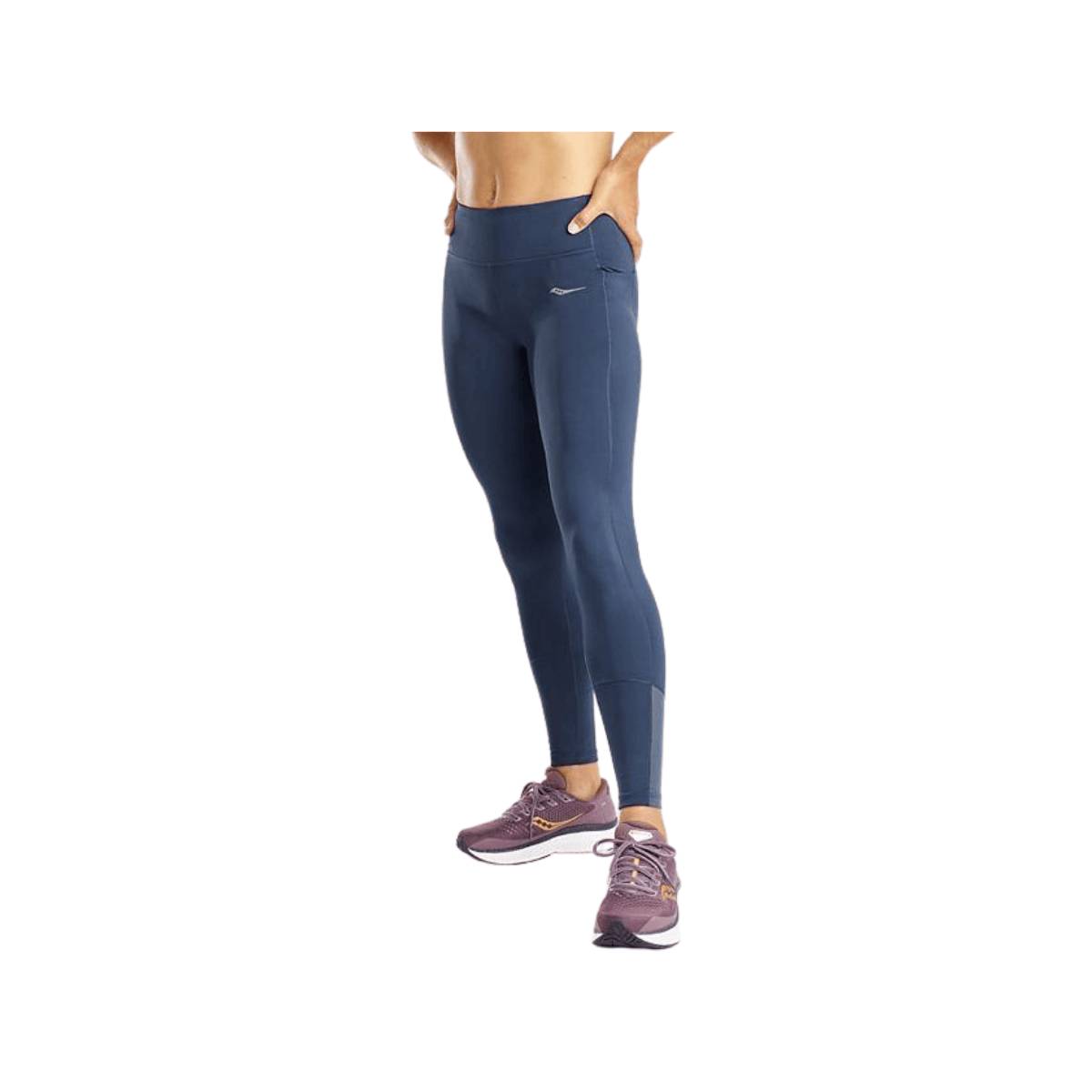 Saucony Fortify Tight Navy Blue Tights Women, Size XS