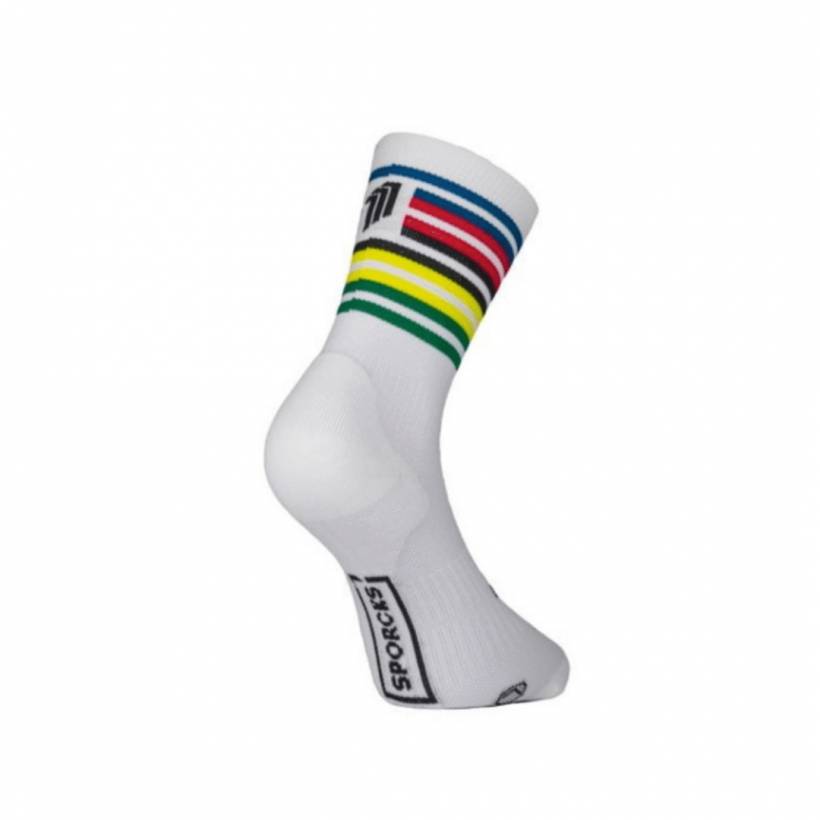 Sporcks Champ Meias Branco Azul Preto