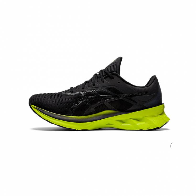 Asics Novablast Chaussures De Course Noir Lime Vert AW20