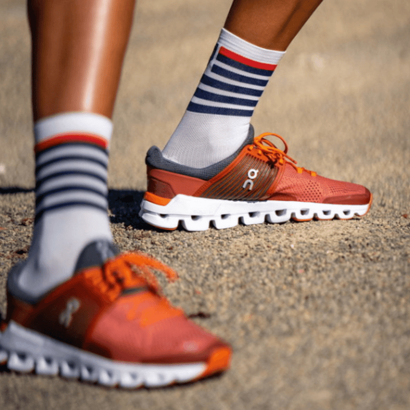 Calzini Sporcks Red Air Rosso Bianco