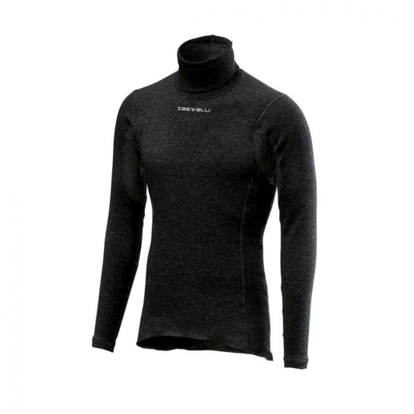 Camiseta interior Castelli Flanders manga larga Negro Hombre