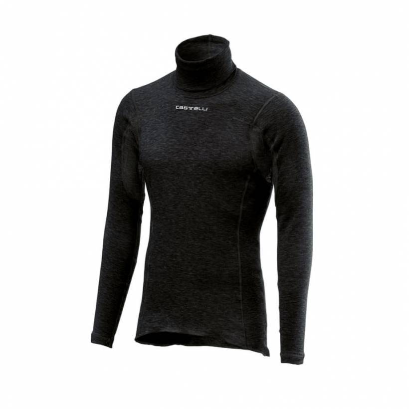 Castelli Flanders Maglia intima manica lunga nera da uomo