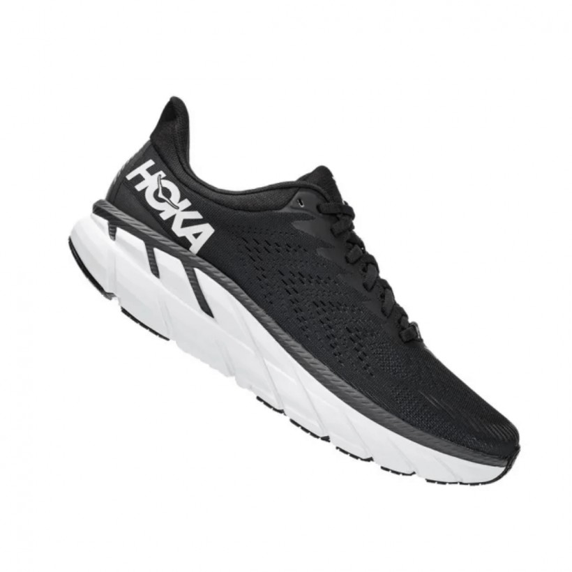 Hoka One One Clifton 7 Schuhe Weiß Schwarz