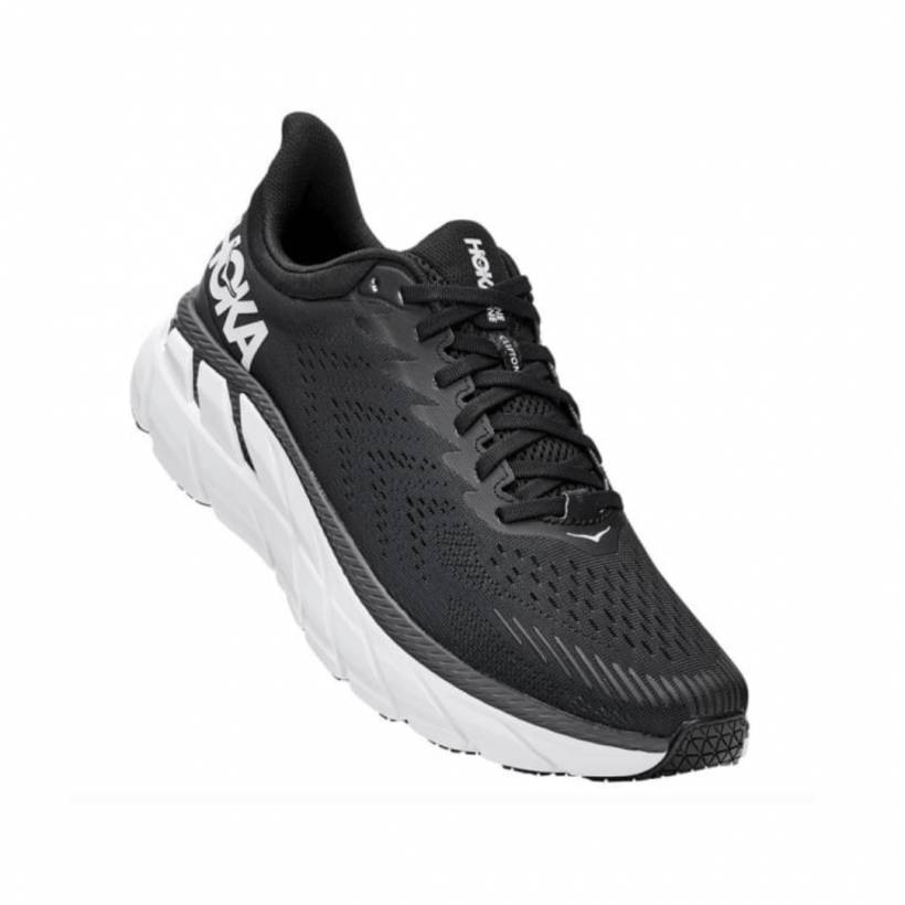 Hoka One One Clifton 7 Shoes White Black