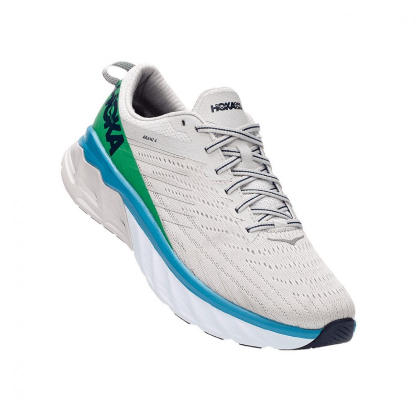 Hoka One One Arahi 4 Shoes White Blue AW20