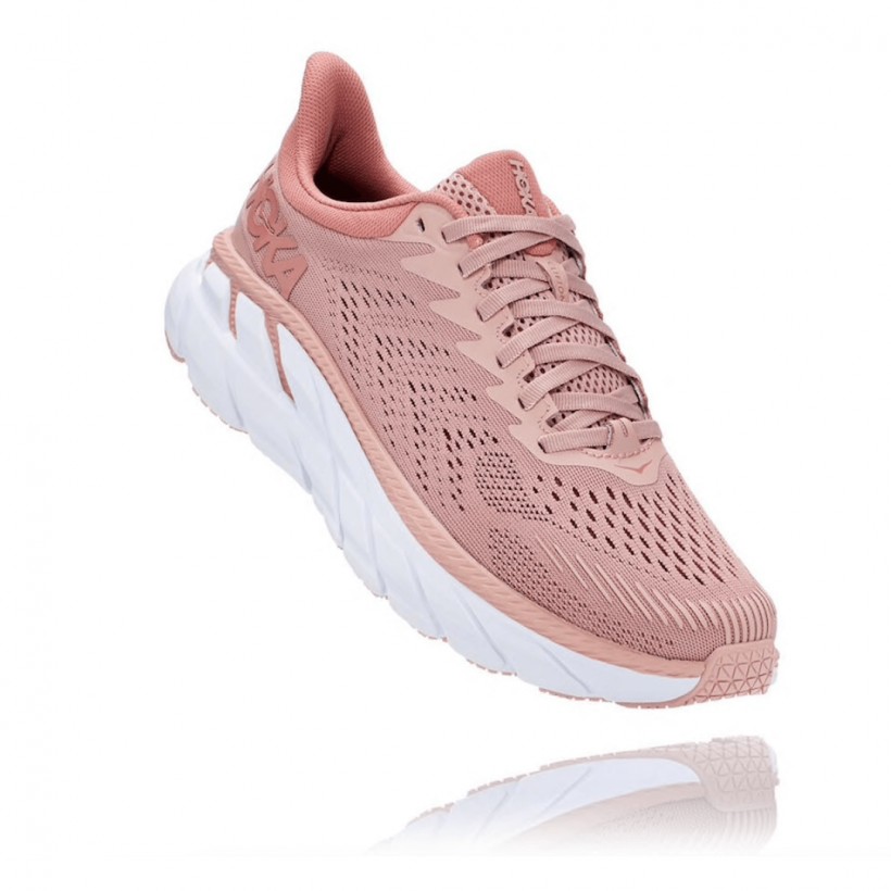 Hoka One One Clifton 7 Pink White AW20 Woman Shoes