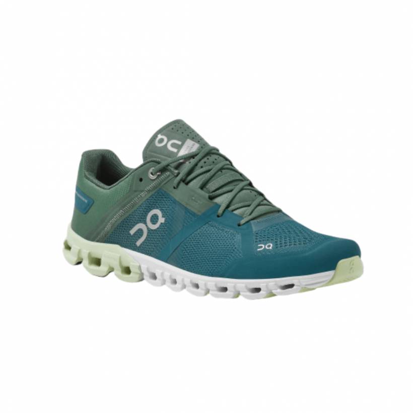 ON Cloudflow Blue Green Man Shoes