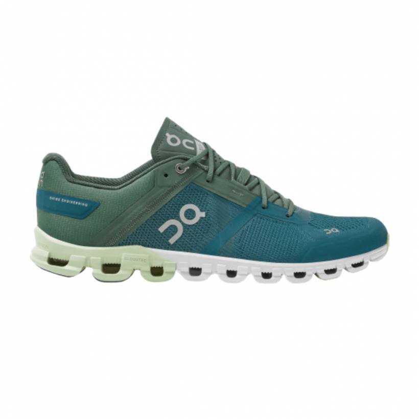 ON Cloudflow Blue Green Man Shoes