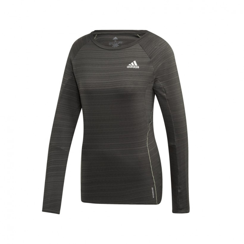 Adidas Adi Runner Gray Long Sleeve Woman T-Shirt