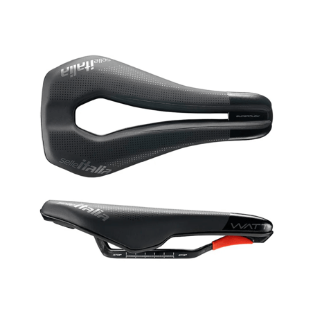Selle Italia Watt Superflow Kit Carbonio U3 Saddle Black