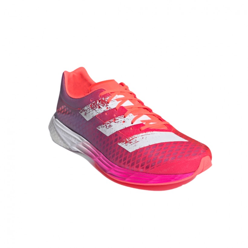 Zapatillas Adidas Adizero Pro Rosa Blanco Naranja OI20 Hombre