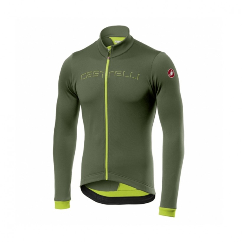 Castelli Fondo FZ Army Green Yellow Jersey