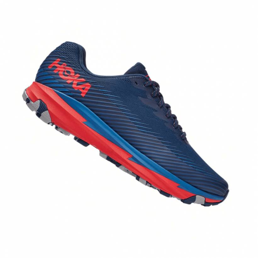 Buty Hoka One One Torrent 2 Niebieskie Czerwone AW20