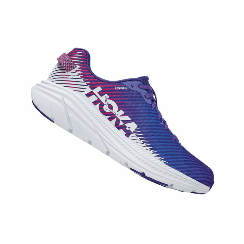 Zapatillas Hoka One One Rincon 2 Azul Blanco OI20 Mujer