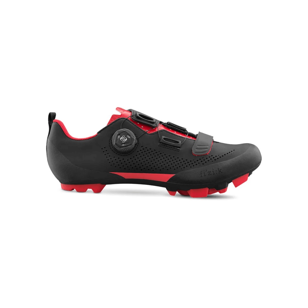 Fizik Terra X5 MTB Shoes Black Red, Size 41 - EUR