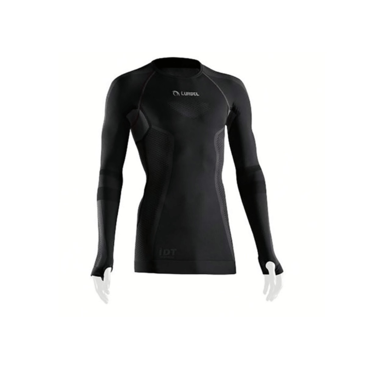 Lurbel Cristallo Long Sleeve Base Layer Black, Size XL