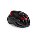 Casque Met Rivale Noir Brillant Rouge Mat