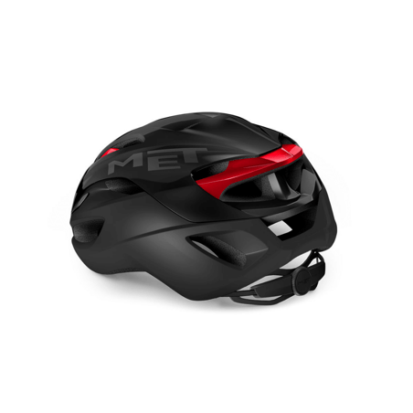 Met Rivale Helmet Glossy Black Matte Red