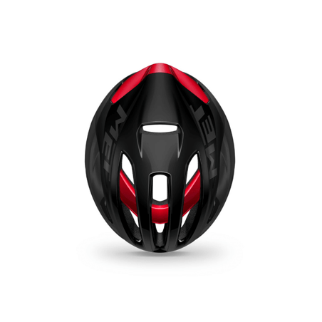 Casque Met Rivale Noir Brillant Rouge Mat