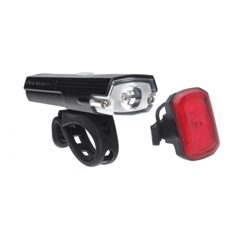 Blackburn Dayblazer 400 front light and Click USB rear light pack