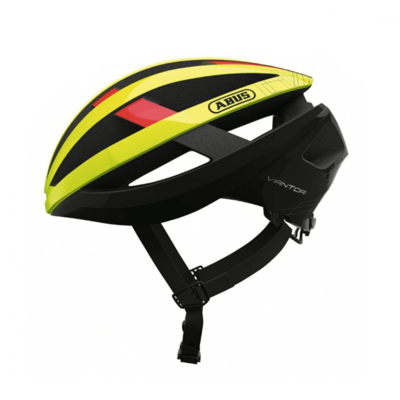 Abus Viantor Helmet Yellow Red