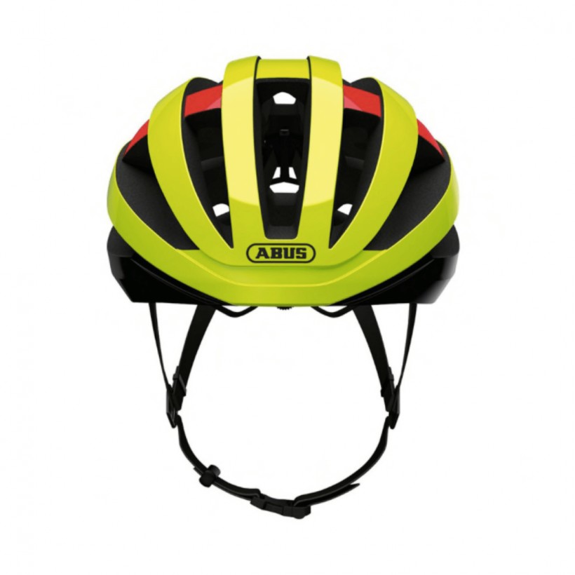 Abus Viantor Helmet Yellow Red
