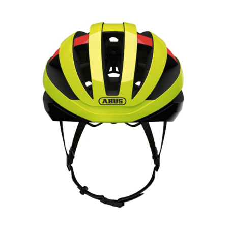 Casco Abus Viantor Amarillo Rojo