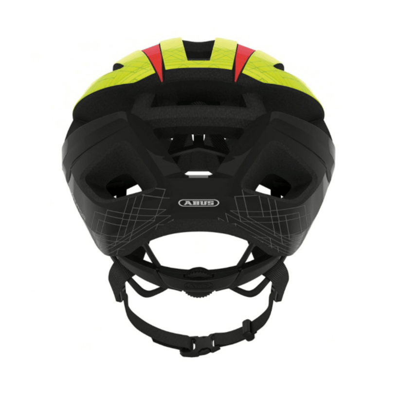 Casque Abus Viantor Jaune Rouge