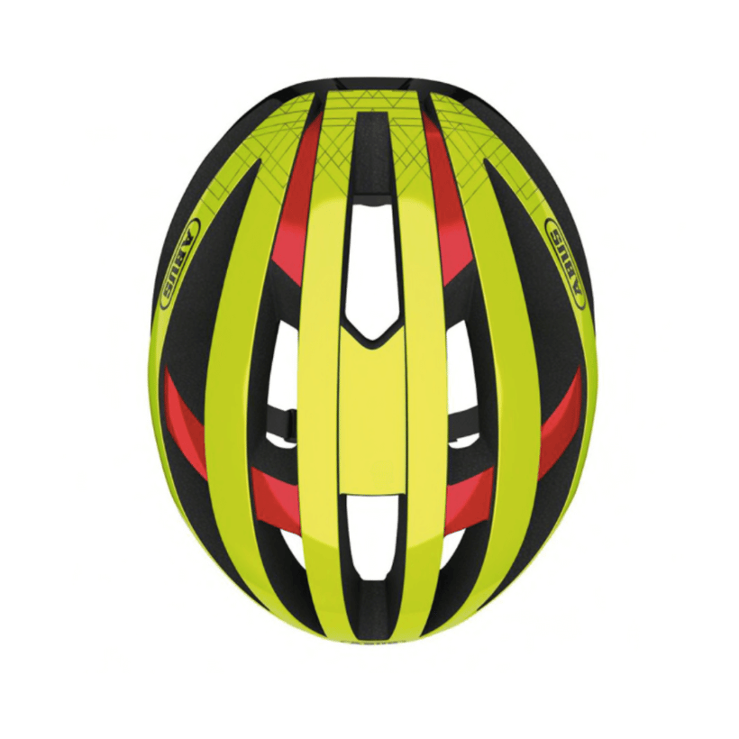 Abus Viantor Fahrradhelm Gelb-Rot