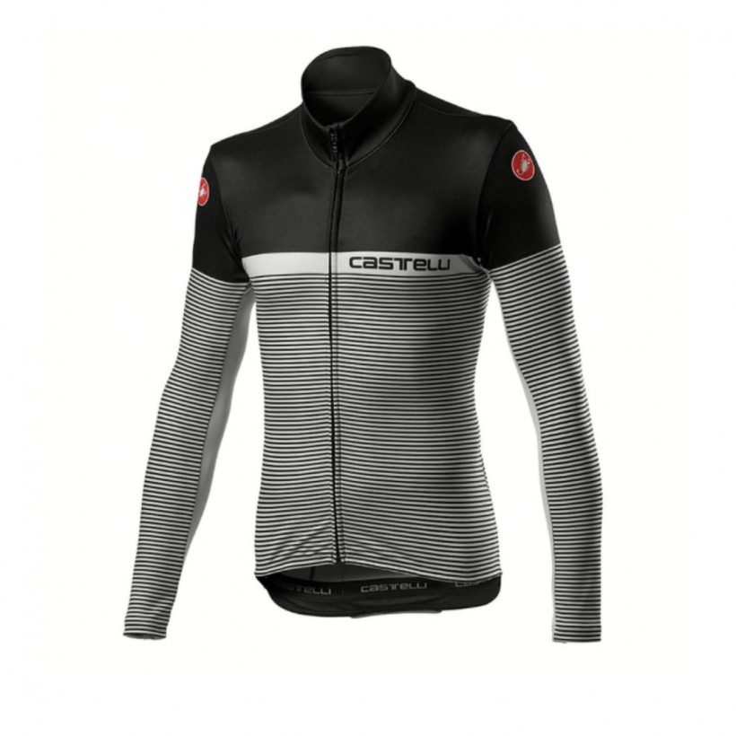 Castelli Marinaio Langarmtrikot Schwarz Grau