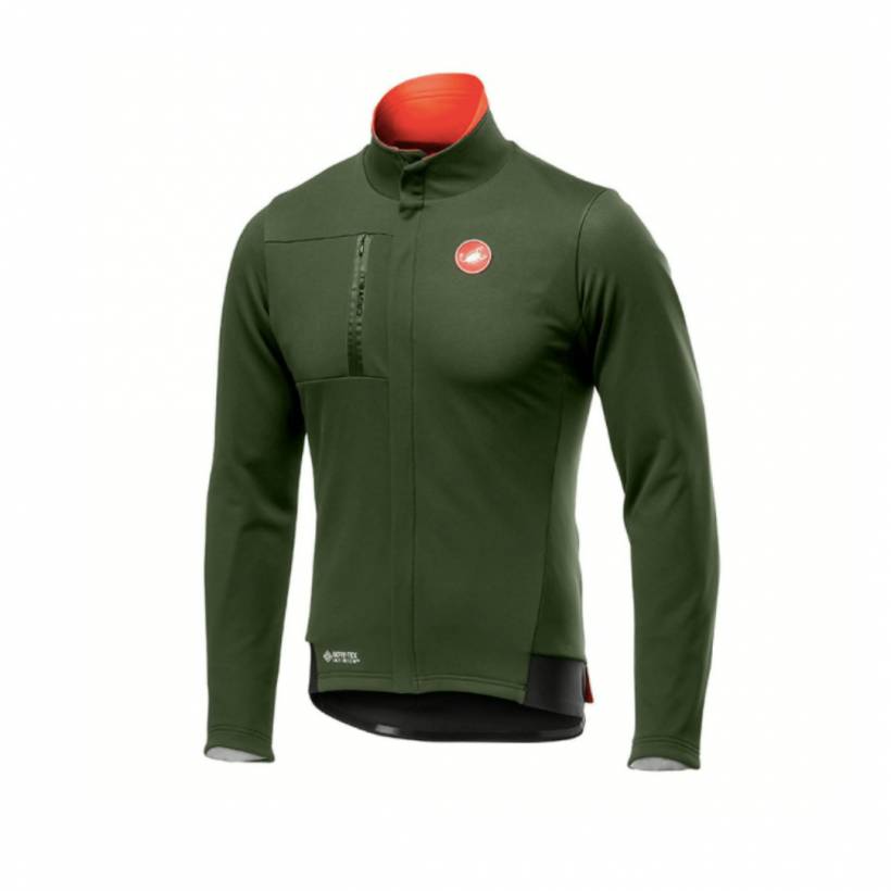 Castelli Double Espresso Jacke Camouflage grün