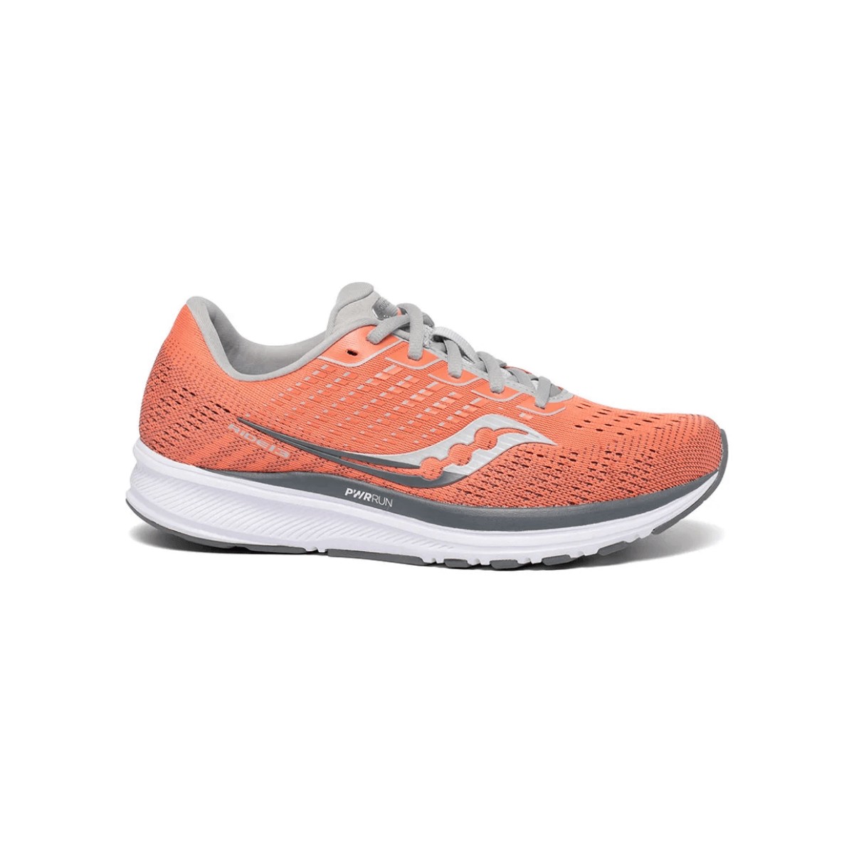 Saucony Ride 13 Orange Gray Woman Shoes