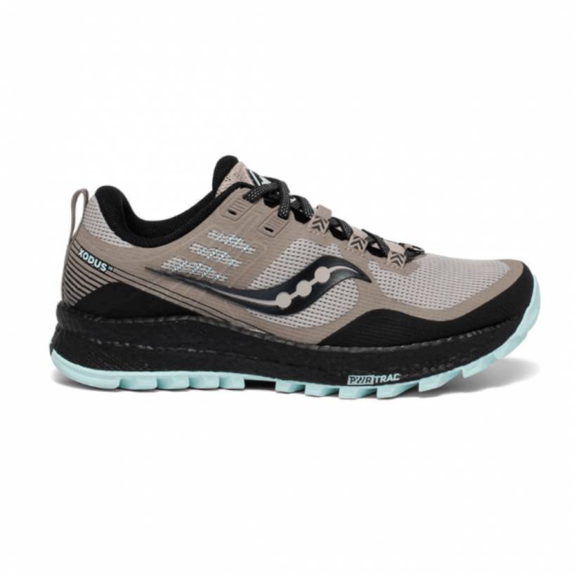 Damskie buty do biegania Saucony Xodus 10 Czarne Szare Pomarańczowe AW20