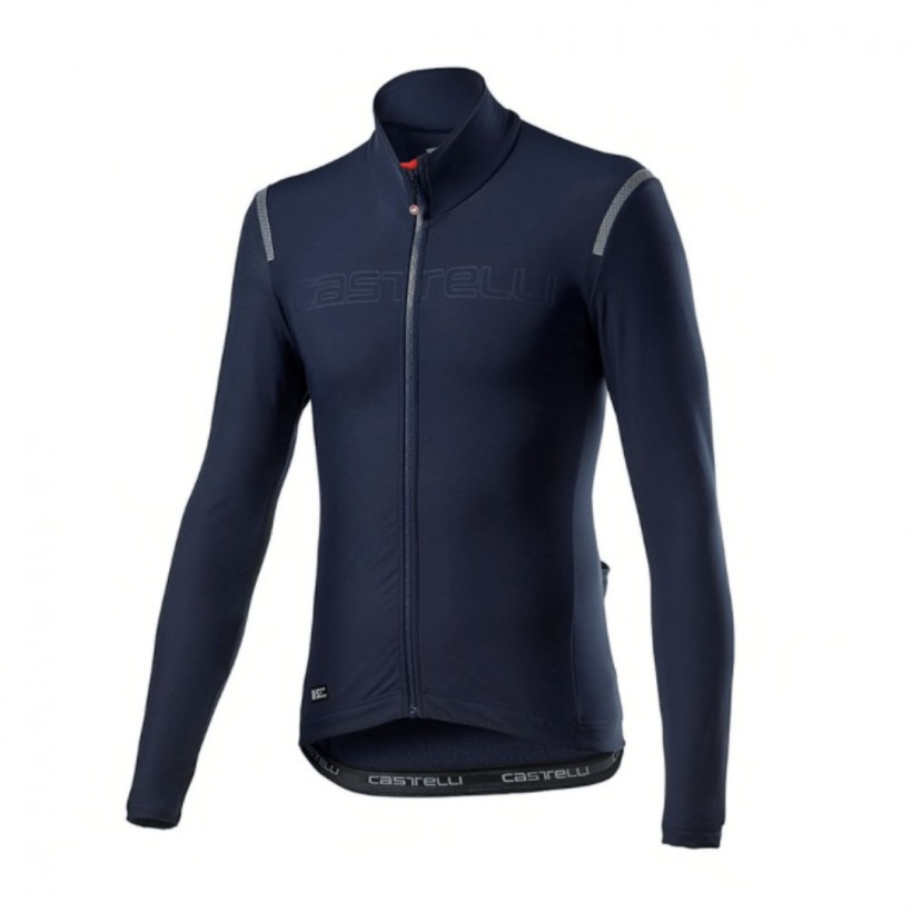 Castelli Tutto Nano Ros Langarmtrikot Dunkelblau