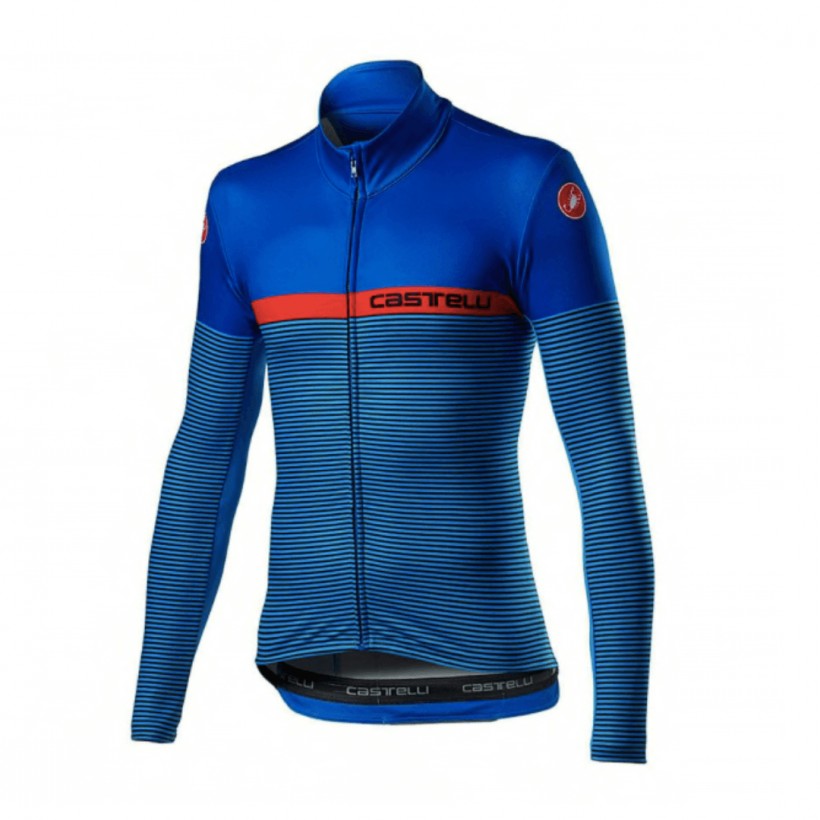 Castelli Marinaio Long Sleeve Blue Red Jersey