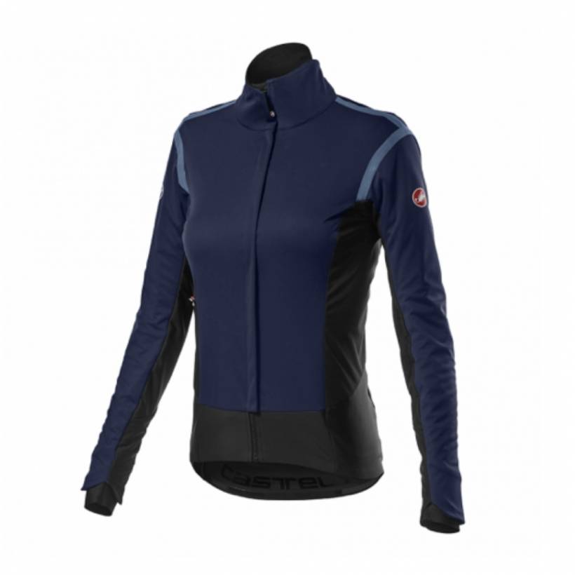 Castelli Alpha Ros 2 Light Blue Black Woman Jacket