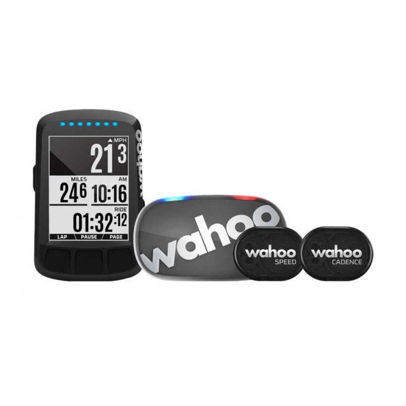 Computador de bicicleta Wahoo Element Bolt GPS Pack