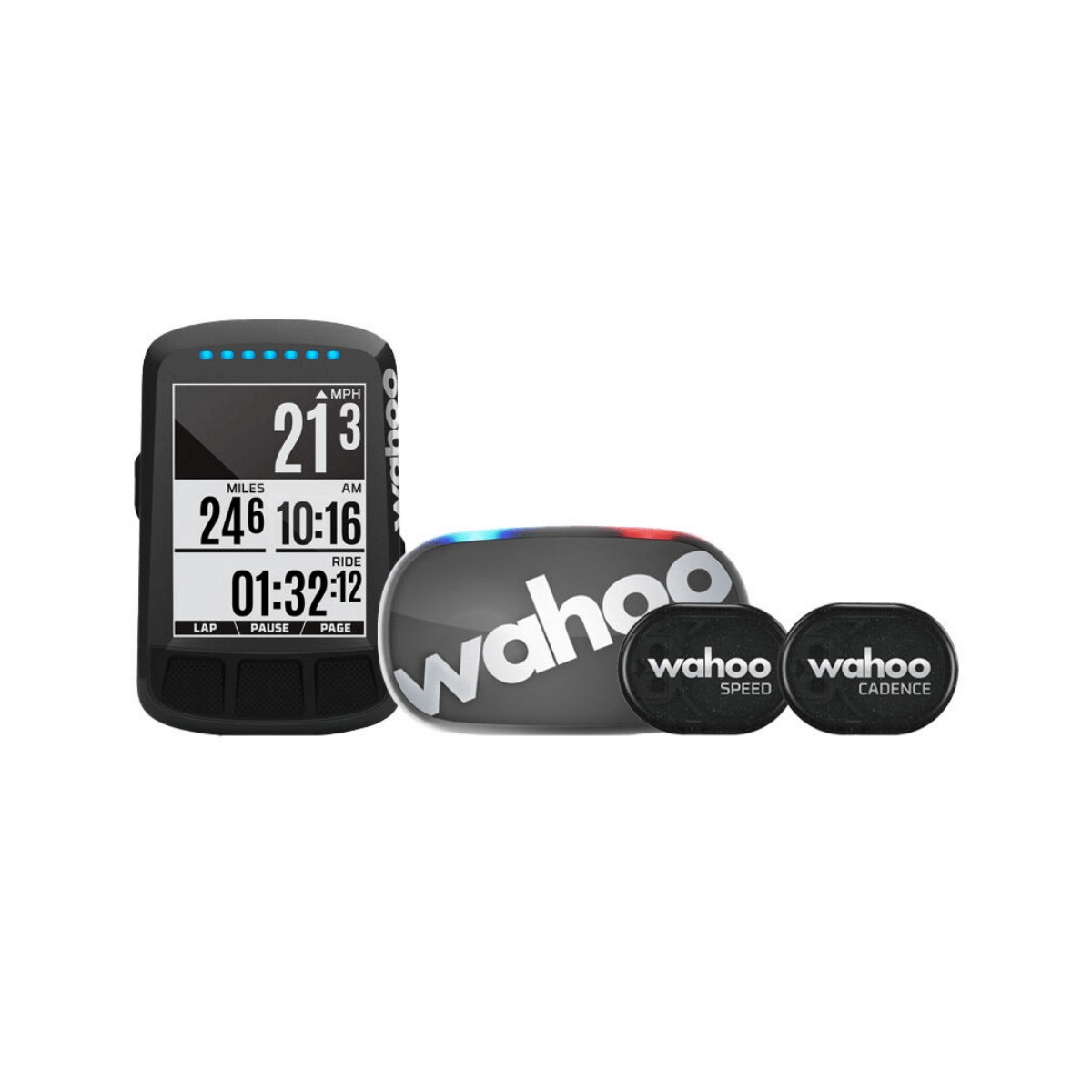 Ciclocomputador Wahoo Elemnt Bolt GPS Stealth Edition Pack