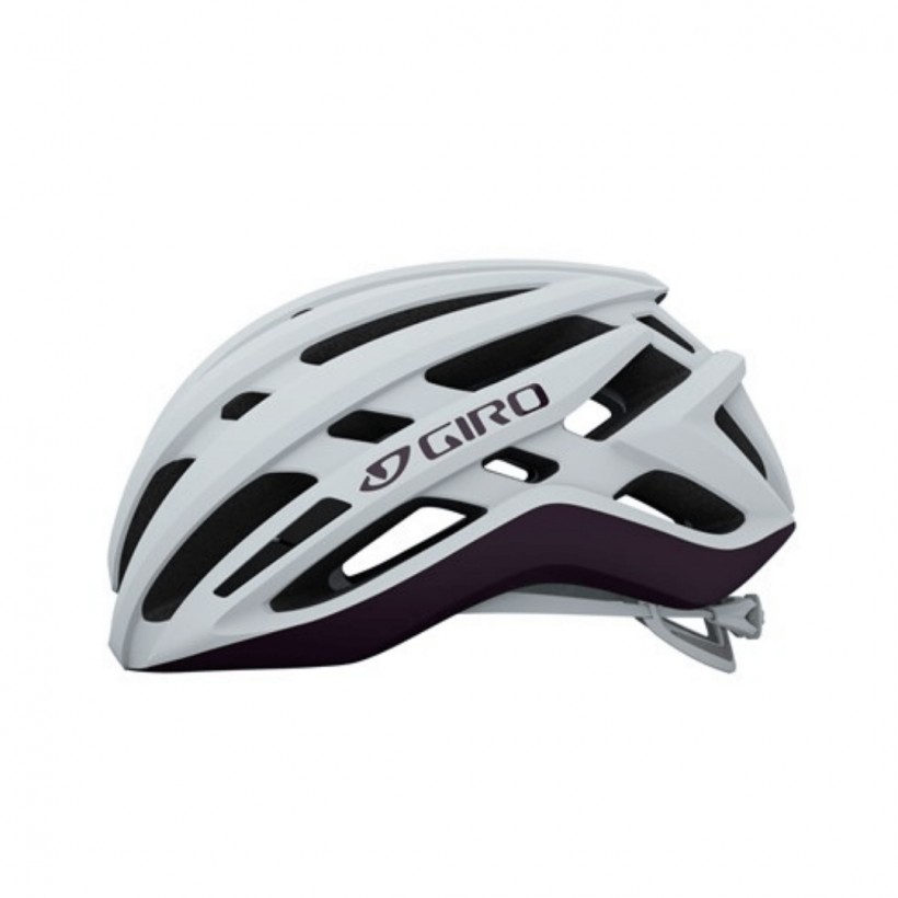 Casco Giro Agilis W Blanco Mate Violeta Mujer