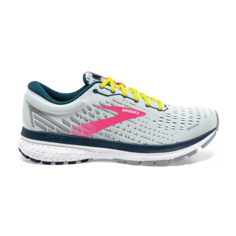 Brooks Ghost 13 Corail Gris SS21 Chaussures Femme