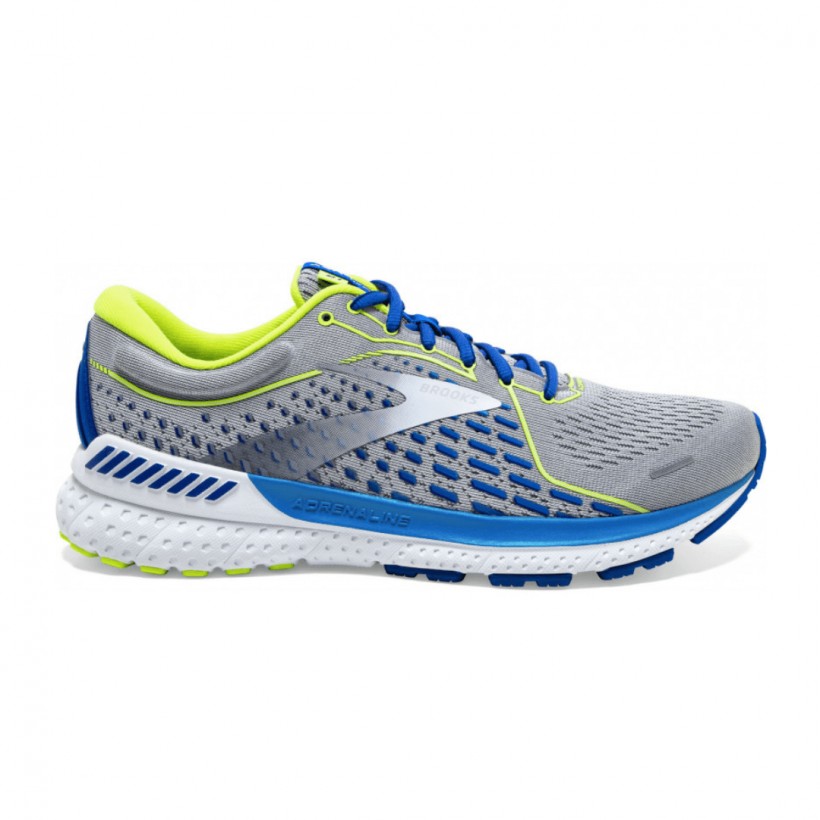 Brooks Adrenaline GTS 21 Shoes Blue Gray Red SS21