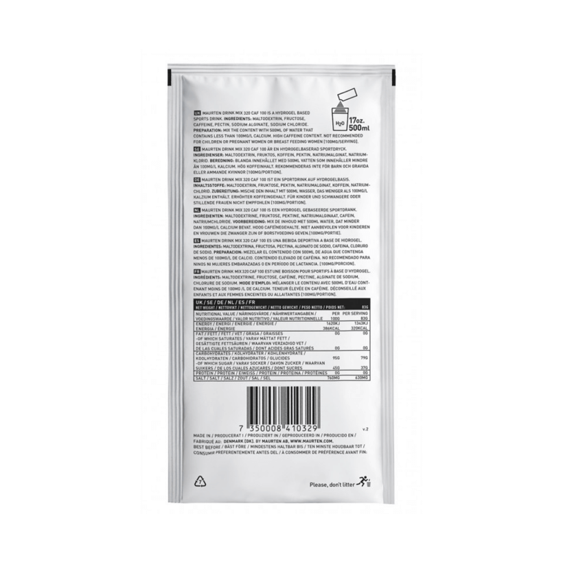 Maurten Hydrogel Drink Mix 320 Caf100 83 g