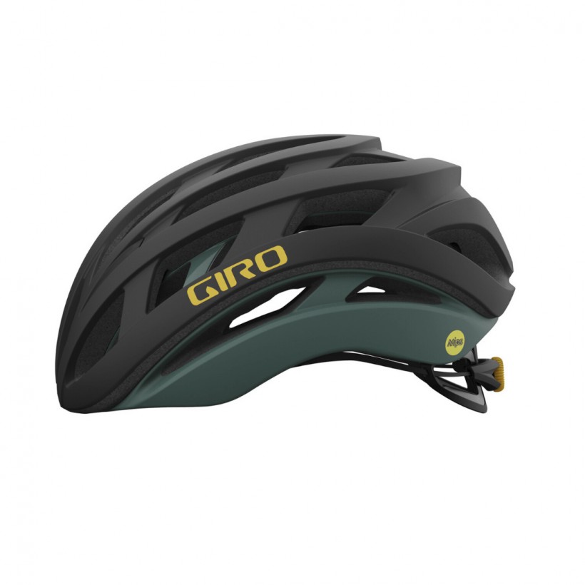Giro Helios Mips Helmet Matte Black Dark Green