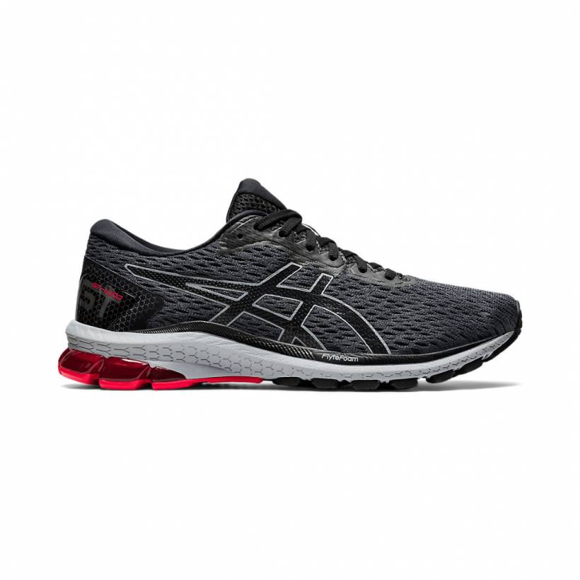Zapatillas Asics GT-1000 9 Gris Negro Rojo OI20