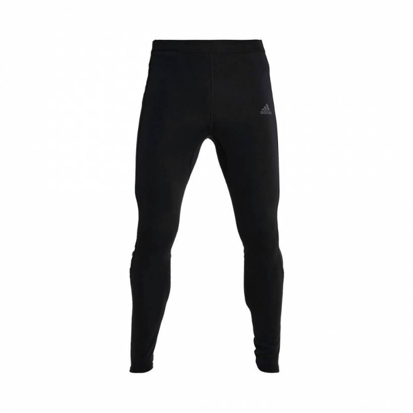 Mallas Adidas Run It 3 bandas Negro Blanco