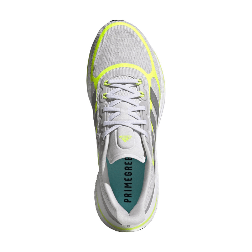 Ténis Adidas Supernova+ Cinza Amarelo fluorescente PV21 Feminino
